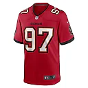 Zennovawear Earnest Brown IV 97 Tampa Bay Buccaneers Game Men Jersey - Red