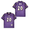 Zennovawear Ed Reed 20 Baltimore Ravens Throwback Men Jersey - Purple