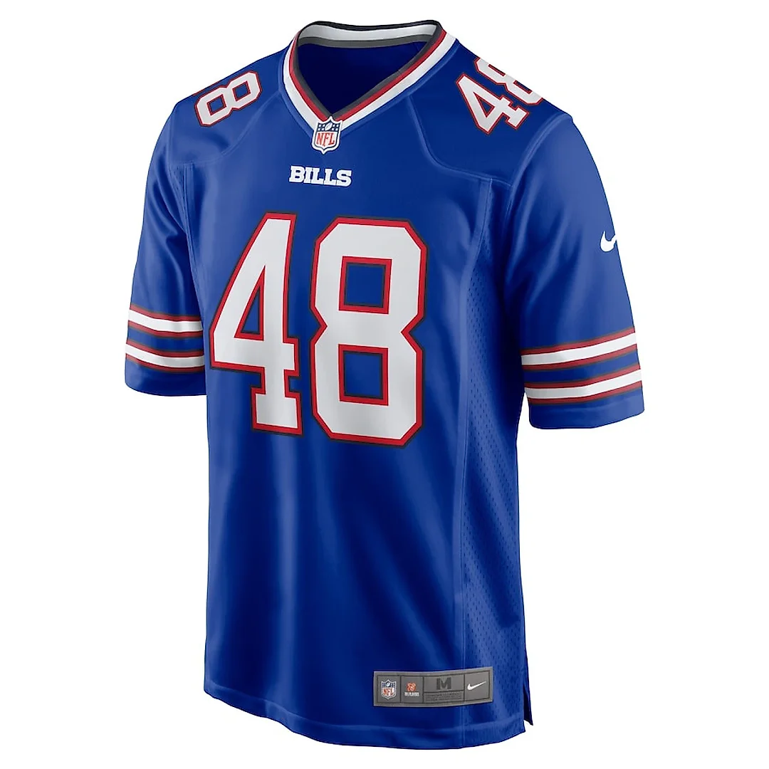 Zennovawear Edefuan Ulofoshio 48 Buffalo Bills Game Men Jersey - Royal