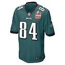 Zennovawear E.J. Jenkins 84 Philadelphia Eagles Super Bowl LIX Champions Patch Game Men Jersey - Midnight Green