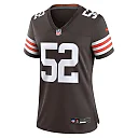 Zennovawear Elerson Smith 52 Cleveland Browns Women's Team Game Jersey - Brown
