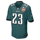 Zennovawear Eli Ricks 23 Philadelphia Eagles Super Bowl LIX Champions Patch Game Men Jersey - Midnight Green