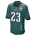 Zennovawear Eli Ricks 23 Philadelphia Eagles Super Bowl LIX Champions Patch 'New Orleans - The Ultimate Showdown' EMBROIDERED Game Men Jersey...