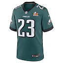 Zennovawear Eli Ricks 23 Philadelphia Eagles Super Bowl LIX Jersey - Men's - Midnight Green