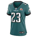 Zennovawear Eli Ricks 23 Philadelphia Eagles Super Bowl LIX Women's Jersey - Midnight Green