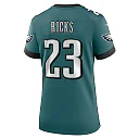 Zennovawear Eli Ricks 23 Philadelphia Eagles Women's Team Game Jersey - Midnight Green