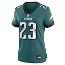 Zennovawear Eli Ricks 23 Philadelphia Eagles Women's Team Game Jersey - Midnight Green
