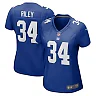 Zennovawear Elijah Riley 34 New York Giants Women's Game Jersey - Royal