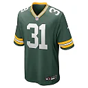 Zennovawear Emanuel Wilson 31 Green Bay Packers Game Men Jersey - Green