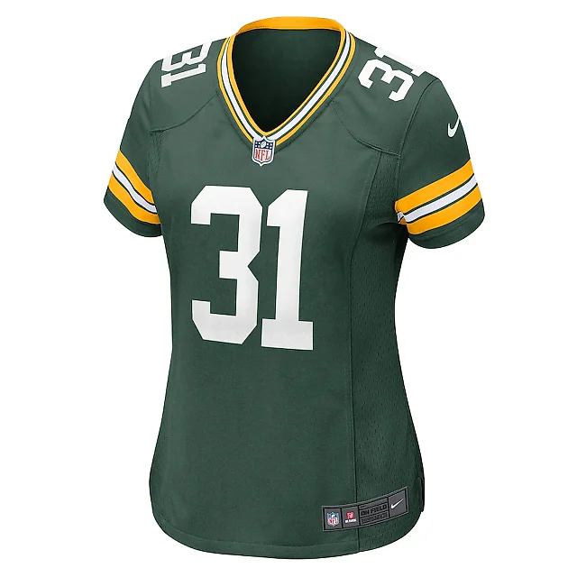 Zennovawear Emanuel Wilson 31 Green Bay Packers Women's Game Jersey - Green
