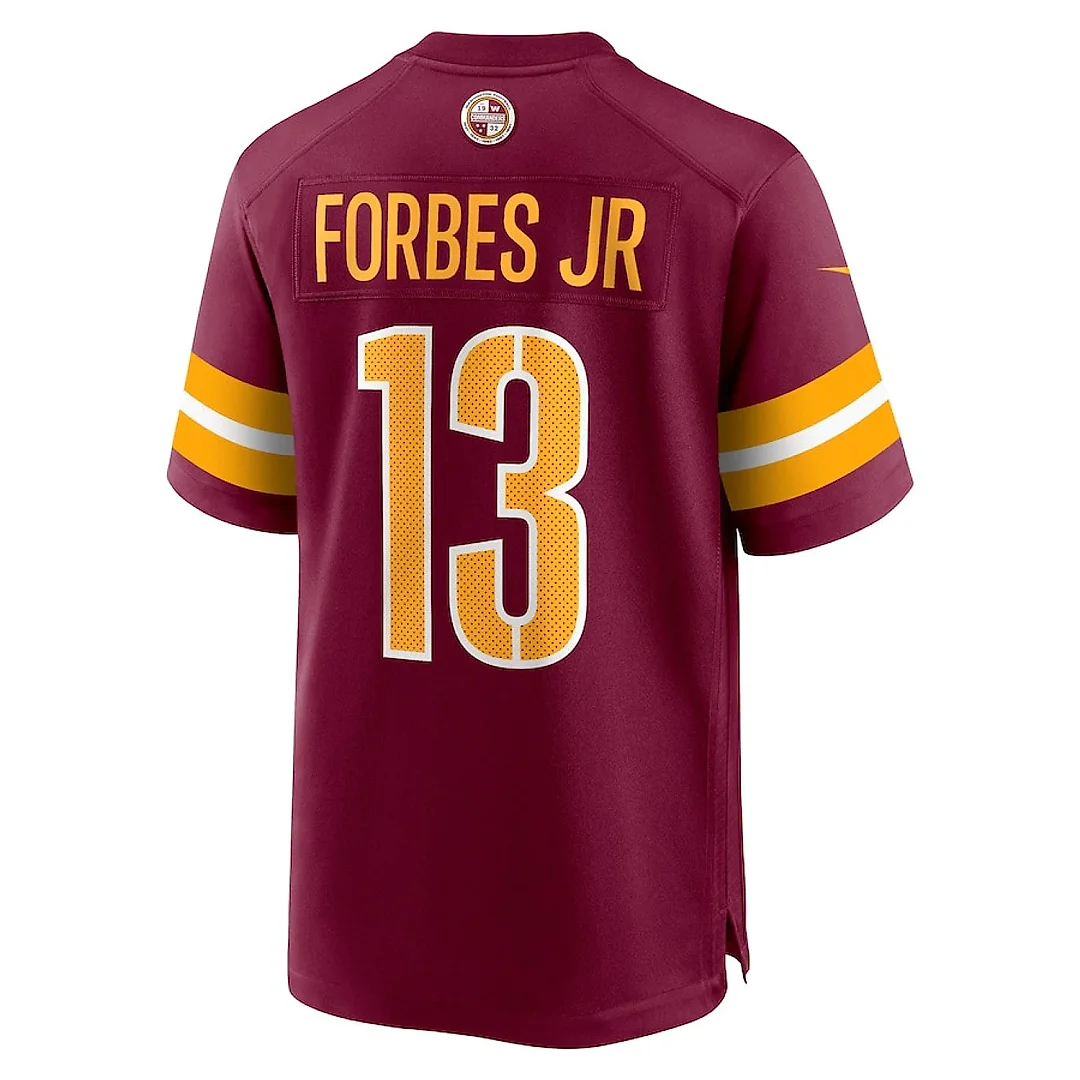 Zennovawear Emmanuel Forbes Jr. 13 Washington Commanders Game Men Jersey - Burgundy
