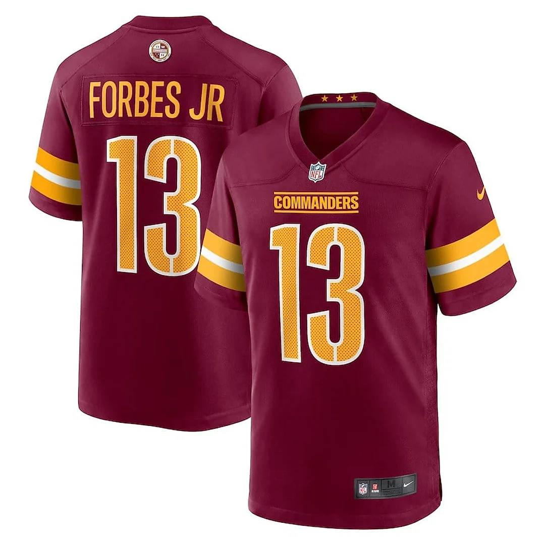 Zennovawear Emmanuel Forbes Jr. 13 Washington Commanders Game Men Jersey - Burgundy