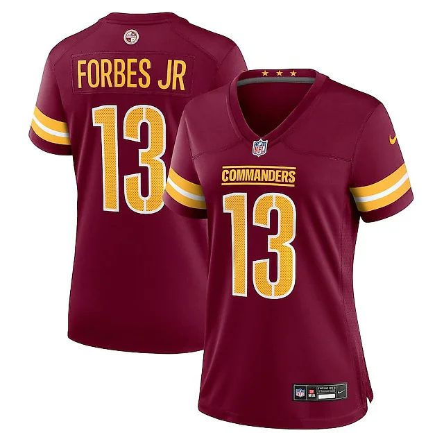Zennovawear Emmanuel Forbes Jr. 13 Washington Commanders Women's Game Jersey - Burgundy