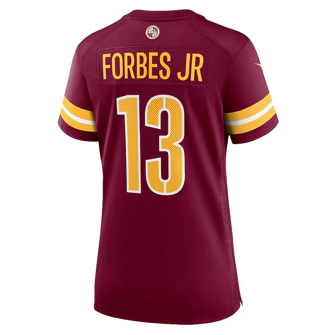 Zennovawear Emmanuel Forbes Jr. 13 Washington Commanders Women's Game Jersey - Burgundy