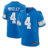 Zennovawear Emmanuel Moseley 4 Detroit Lions Team Game Men Jersey - Blue
