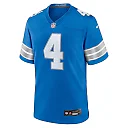 Zennovawear Emmanuel Moseley 4 Detroit Lions Team Game Men Jersey - Blue