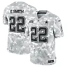 Zennovawear Emmitt Smith 22 Dallas Cowboys 2024 Salute to Service Retired Player Limited Men Jersey - Arctic Camo