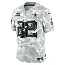 Zennovawear Emmitt Smith 22 Dallas Cowboys 2024 Salute to Service Retired Player Limited Men Jersey - Arctic Camo