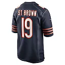 Zennovawear Equanimeous St. Brown 19 Chicago Bears Game Men Jersey - Navy