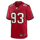 Zennovawear Eric Banks 93 Tampa Bay Buccaneers Game Men Jersey - Red