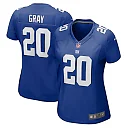 Zennovawear Eric Gray 20 New York Giants Women's Game Jersey - Royal