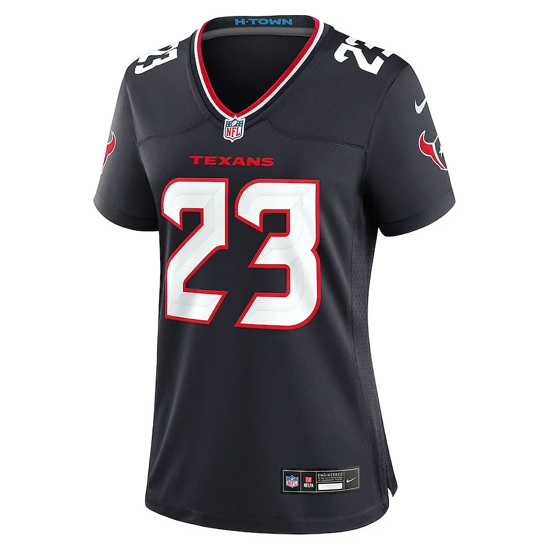 Zennovawear Eric Murray 23 Houston Texans Women's Team Game Jersey - Navy