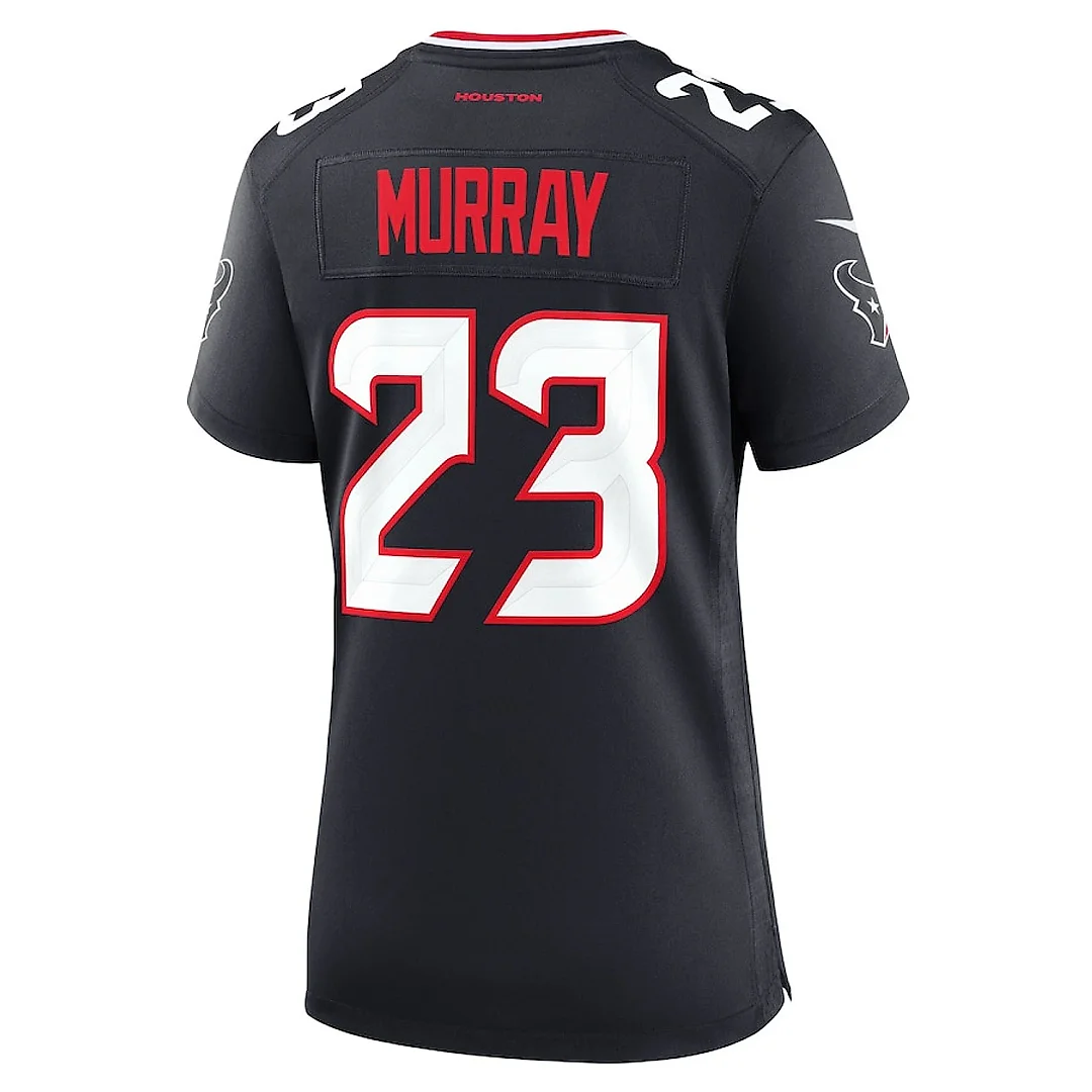 Zennovawear Eric Murray 23 Houston Texans Women's Team Game Jersey - Navy