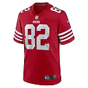 Zennovawear Eric Saubert 82 San Francisco 49ers Team Game Men Jersey - Scarlet