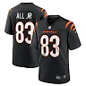 Zennovawear Erick All Jr. 83 Cincinnati Bengals Team Game Men Jersey - Black