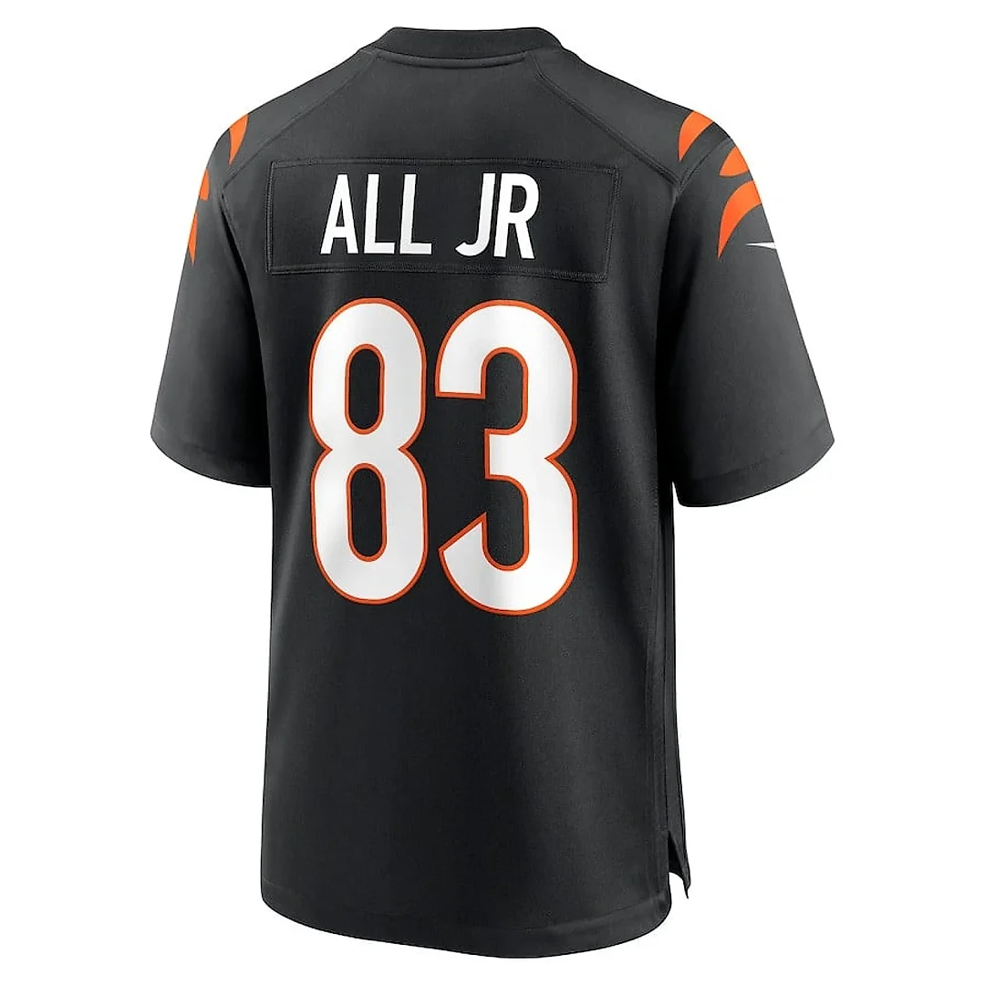 Zennovawear Erick All Jr. 83 Cincinnati Bengals Team Game Men Jersey - Black