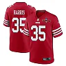 Zennovawear Erik Harris 35 San Francisco 49ers NFC Champions Patch Game Men Jersey - Scarlet