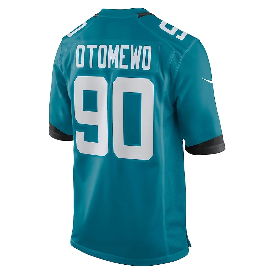 Zennovawear Esezi Otomewo 90 Jacksonville Jaguars Team Game Men Jersey - Teal