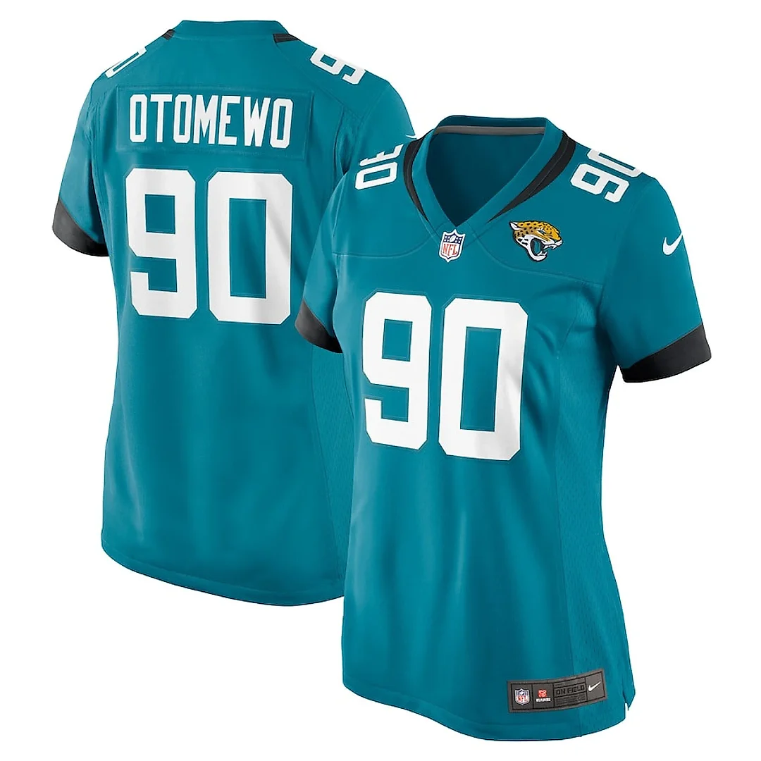 Zennovawear Esezi Otomewo 90 Jacksonville Jaguars Women's Game Jersey - Teal