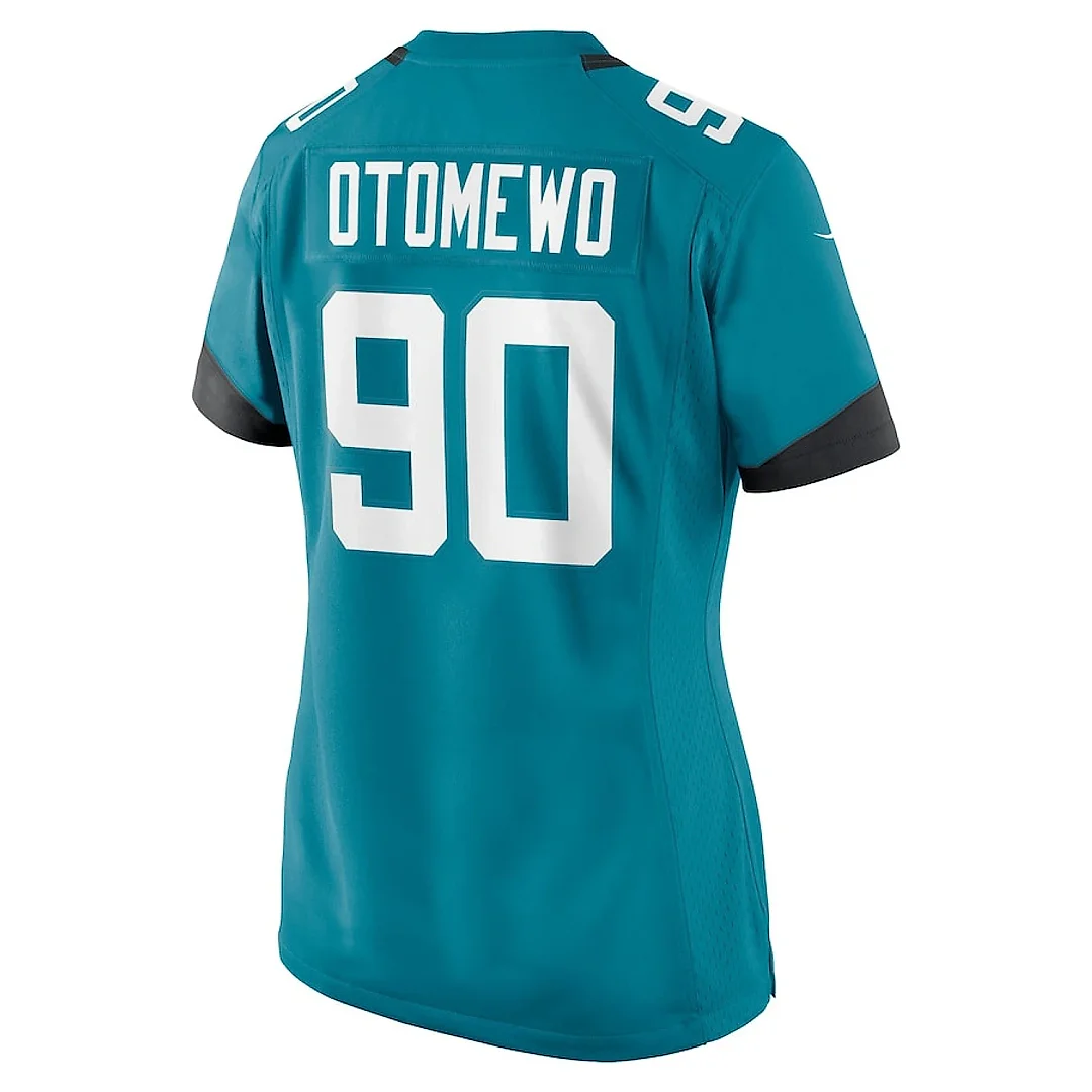 Zennovawear Esezi Otomewo 90 Jacksonville Jaguars Women's Game Jersey - Teal