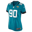 Zennovawear Esezi Otomewo 90 Jacksonville Jaguars Women's Game Jersey - Teal