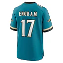 Zennovawear Evan Engram 17 Jacksonville Jaguars Prowler Throwback Player Game Men Jersey - Teal