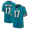 Zennovawear Evan Engram 17 Jacksonville Jaguars Prowler Throwback Player Game Men Jersey - Teal