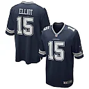 Zennovawear Ezekiel Elliott 15 Dallas Cowboys Team Game Men Jersey - Navy
