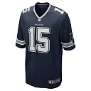 Zennovawear Ezekiel Elliott 15 Dallas Cowboys Team Game Men Jersey - Navy