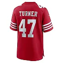 Zennovawear Ezekiel Turner 47 San Francisco 49ers Team Game Men Jersey - Scarlet