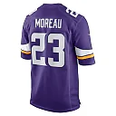 Zennovawear Fabian Moreau 23 Minnesota Vikings Game Men Jersey - Purple