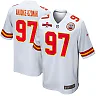 Zennovawear Felix Anudike-Uzomah 97 Kansas City Chiefs AFC Champions Patch Game Men Jersey - White