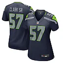 Zennovawear Frank Clark 57 Seattle Seahawks Game Women Jersey - College Navy