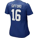 Zennovawear Frank Gifford 16 New York Giants Women Game Retired Jersey - Royal