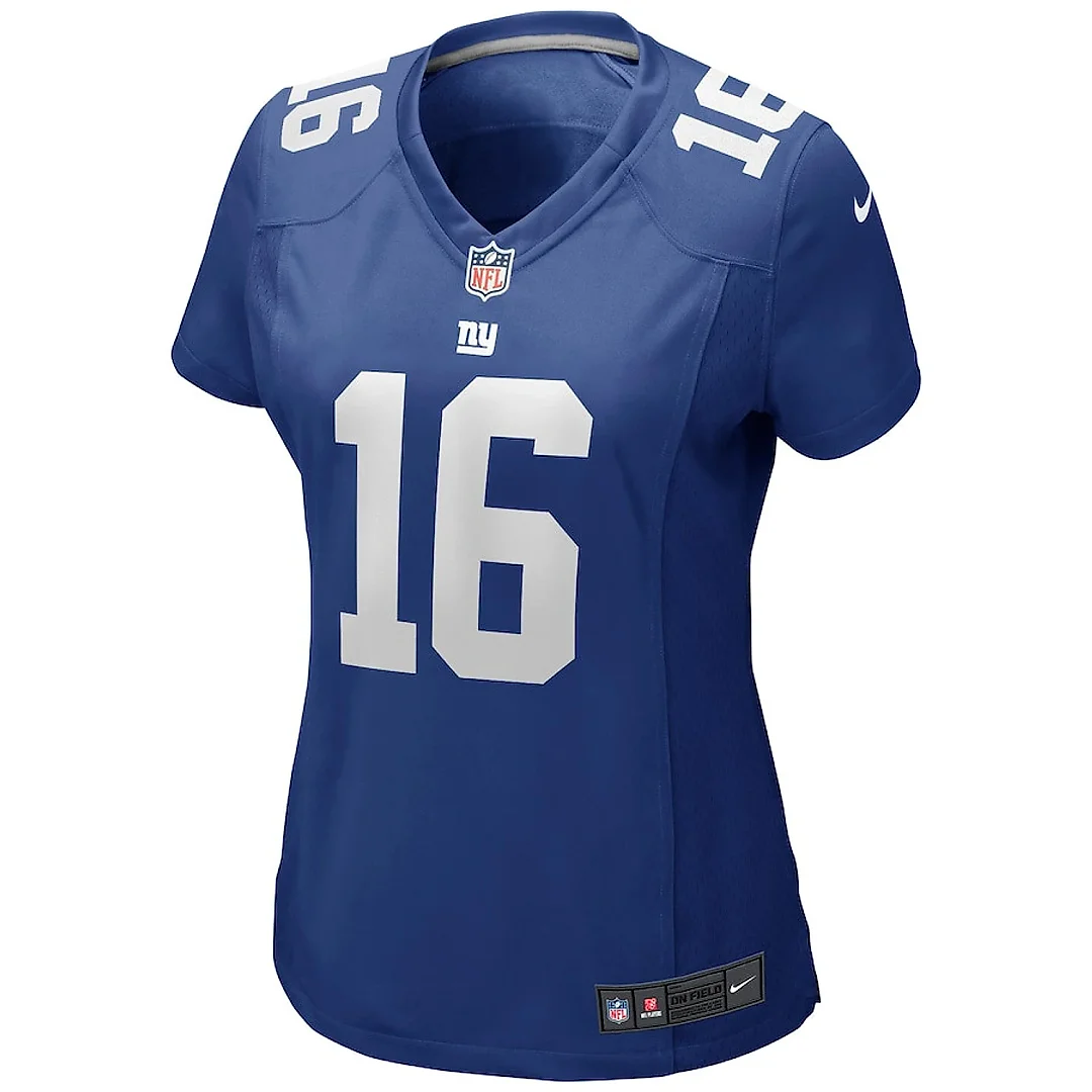 Zennovawear Frank Gifford 16 New York Giants Women Game Retired Jersey - Royal