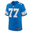 Zennovawear Frank Ragnow 77 Detroit Lions Team Game Men Jersey - Blue