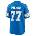Zennovawear Frank Ragnow 77 Detroit Lions Team Game Men Jersey - Blue