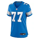 Zennovawear Frank Ragnow 77 Detroit Lions Women's Team Game Jersey - Blue