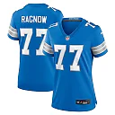 Zennovawear Frank Ragnow 77 Detroit Lions Women's Team Game Jersey - Blue