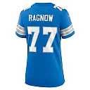 Zennovawear Frank Ragnow 77 Detroit Lions Women's Team Game Jersey - Blue